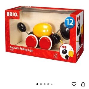 Colorful Ant with Rolling Egg Toy